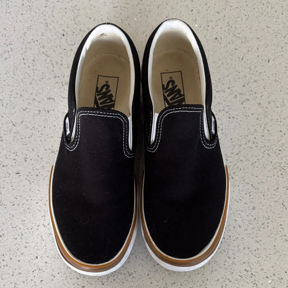 🖤 RARE / DISCONTINUED Vans Slip-On Stacked Platform – Women’s Size 8 - Picture 2 of 5